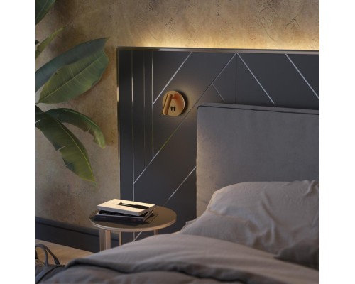 Накладной светодиодный светильник Odeon Light 3913/9WL Beam золотистый LED 9 Вт 3000K