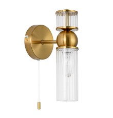 8276/1W MODERNI LN26 161 латунь/прозрачный, металл/стекло Бра Е14 1*40W 220V DENVER