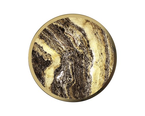 5079/30L L-VISION ODL24 зол/серо-бежевый/металл/натур.камень/акрил Настен.-потолочн. cветил. с переключ.цветов.темпер. LED 30W 3000К/4000K/6000K BERGI