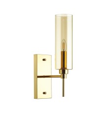 Бра Odeon Light 4689/1W Diatra золотой/янтарный E14 1*40 Вт