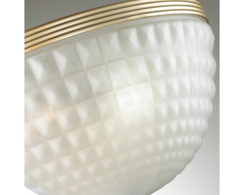 4936/1W MODERN ODL22 517 золотистый/белый/стекло Бра E14 2*40W MALAGA