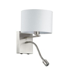 Бра с подсветкой Lumion 3745/1A Nikki никель E14*LED 43 Вт