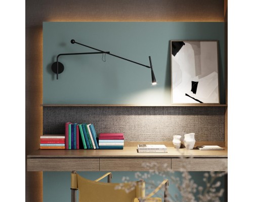 7030/5WL HIGHTECH ODL25 677 Настенный светильник светильник металл/металл/черный IP20 LED 1*5W 3000K 220V PIX