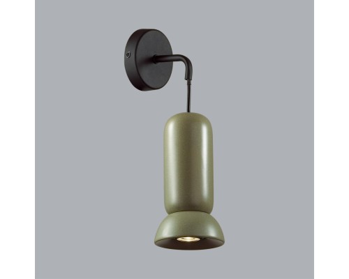 5054/1WB PENDANT ODL24 315 черный/зеленый/металл/керамика Бра GU10 LED 4W KERAMA