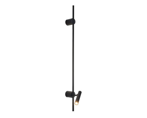 8438/11WL LEDIO LN27 430  черый, металл Бра LED 3W + LED-подсветка 8W 3000K 220V TOINT