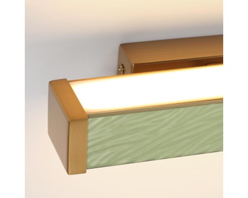 5450/10WLA L-VISION ODL_EX26 015 зеленый/античная бронза/металл/керамика/акрил Настенный светильник LED 10W 2000К/3000K/4000K RIVIERA