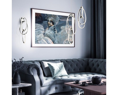 4891/33WL L-VISION ODL_EX22 61 хром/акрил Настенный светильник LED 33W 4000K SPACE