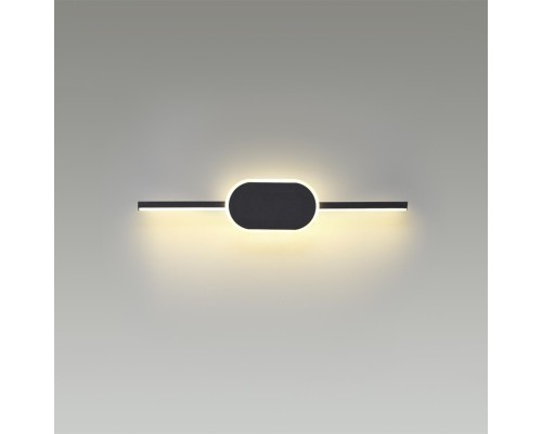 5606/9WL LEDIO LN23 023 черный Настенный светильник LED 9W 3000К 628Лм 220V ELADO