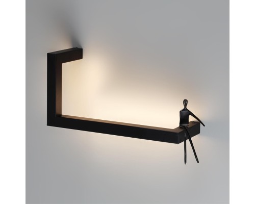 7153/10WL HIGHTECH ODL26 265 светильник черный/акрилл/металл IP20 LED 10W 3000K 220V GRAFIC