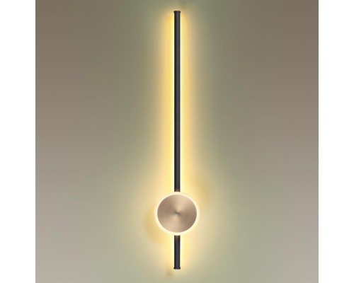 4256/18WL HIGHTECH ODL21 119 черн/антич. бронза/металл Настенный светильник IP20 LED 18W 1152Лм 3000K STILO