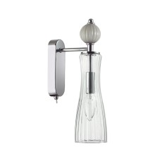 8269/1W NEOCLASSI хром/серый/прозрачный, металл/керамика/стекло Бра Е14 1*40W 220V EMILY