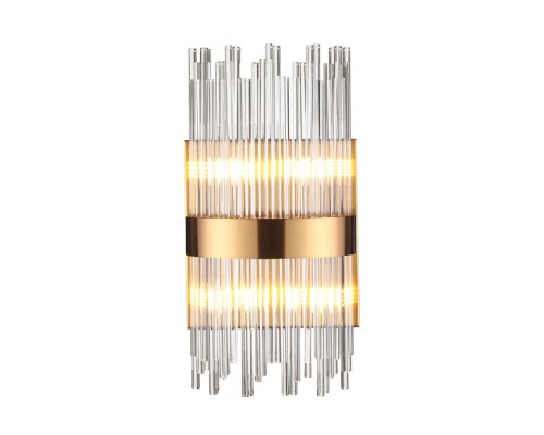 Бра Odeon Light 4722/4W Focco бронзовый/стекло/прозрачный G9 4*40 Вт