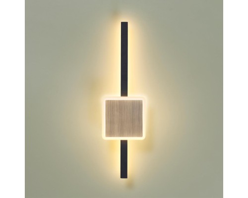 4257/12WL HIGHTECH ODL21 119 черн/античн. бронза/металл Настенный светильник IP20 LED 12W 764Лм 3000K STILO