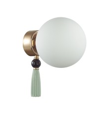 5405/1W MODERN ODL_EX23 35 золотой/черный/зеленый/белый матовый металл/керамика/стекло Бра E14 1*40W PALLE