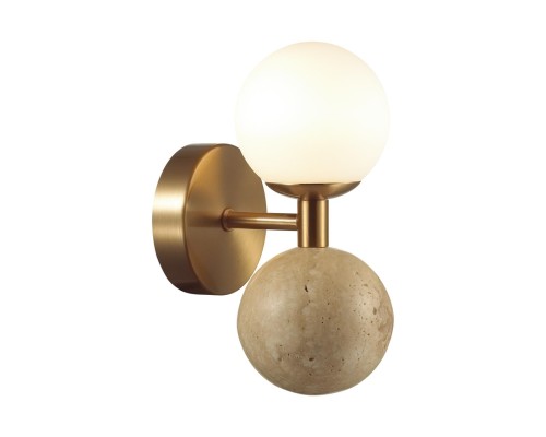 6625/6WL MIDCENT ODL25 Настенный светильник под латунь/металл/стекло/камень IP20 LED 1*6W 3000K 220V LOLLA