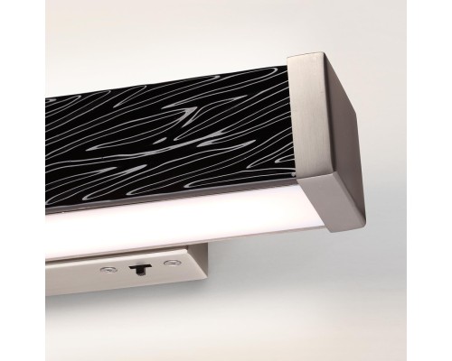 5451/10WLB L-VISION ODL_EX26 017 черный/никель/металл/керамика/акрил Настенный светильник LED 10W 2000К/3000K/4000K RIVER