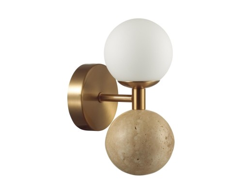 6625/6WL MIDCENT ODL25 Настенный светильник под латунь/металл/стекло/камень IP20 LED 1*6W 3000K 220V LOLLA