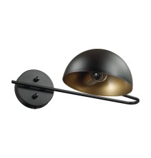 5293/1WA LOFTI LN23 черный, золотой Бра с выкл. E27 1*60W 220V KENT