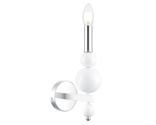 8260/1W MODERNI LN26 126 белый/хром, металл Бра E14 1*40W 220V NANA