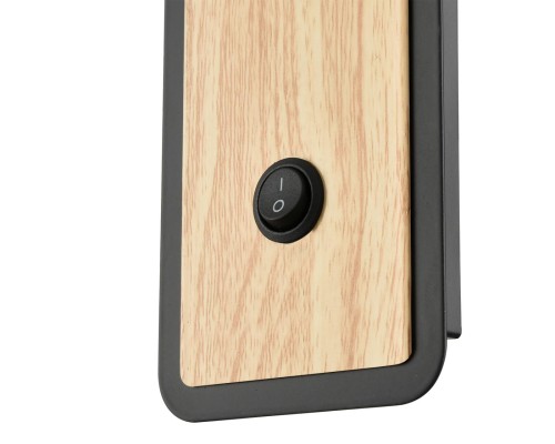 8264/1W COMFI LN26 металл, черный/дерево Бра GX53 LED 1*7W 220V LELAND