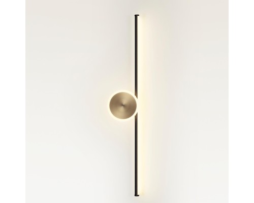 6601/18WL HIGHTECH ODL23 127 черный/античная бронза/металл Настенный св-к IP20 LED 18W 1080Лм 3000K STILO