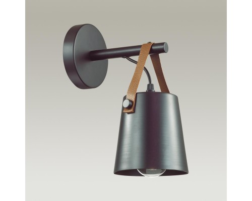 3641/1W LOFTI LN18 225 матовый черный Бра E27 60W 220V TRISTEN