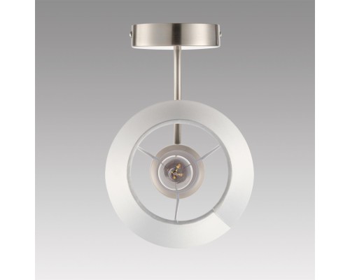 8283/1W CLASSI LN26 051 никель/белый, металл/керамика/текстиль Бра Е14 1*40W 220V KENTUKI