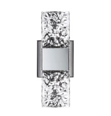 4365/5WL HIGHTECH ODL23 203 хром полированный/стекло Настенный св-к IP20 LED 10W 634Лм 3000K RICCI