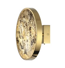 5079/15WL L-VISION ODL24 зол./серо-бежевый/металл/натур.камень/акрил Настенн.светильн. с переключ.цветов.темпер. LED 15W 3000К/4000K/6000K BERGI