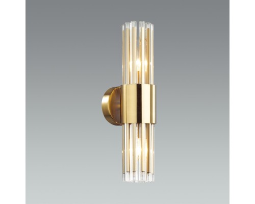4786/2W HALL ODL21 324 золото/металл/стекло Бра E14 2*40W VIKETA