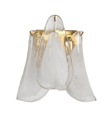 8385/1W NEOCLASSI LN золото/белый, металл/стекло Бра E14 40W 220V PLUME