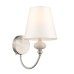 8283/1W CLASSI LN26 051 никель/белый, металл/керамика/текстиль Бра Е14 1*40W 220V KENTUKI