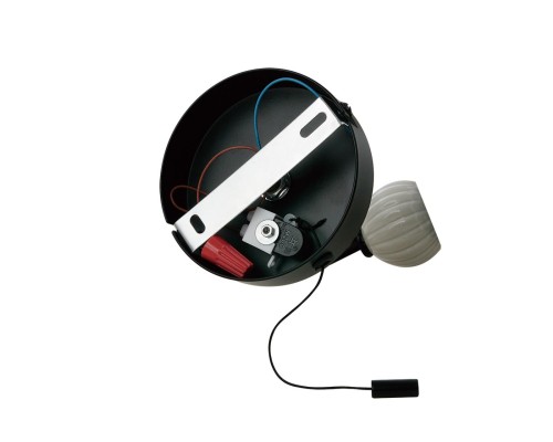 8273/1W NEOCLASSI черный/серый/белый, металл/керамика/стекло Бра Е14 1*40W 220V GLORIYA