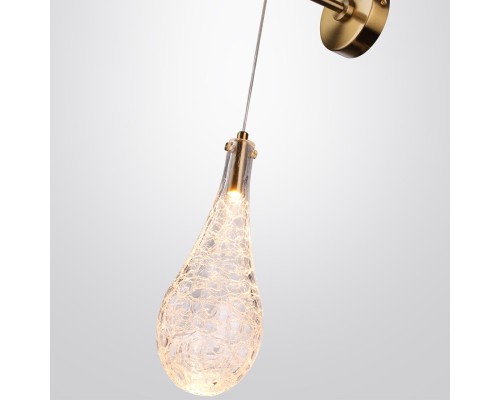 7147/5WL L-VISION ODL26 231 светильник античная бронза/стекло/металл IP20 LED 4W 300Лм 3000K 180° 220V BRAID