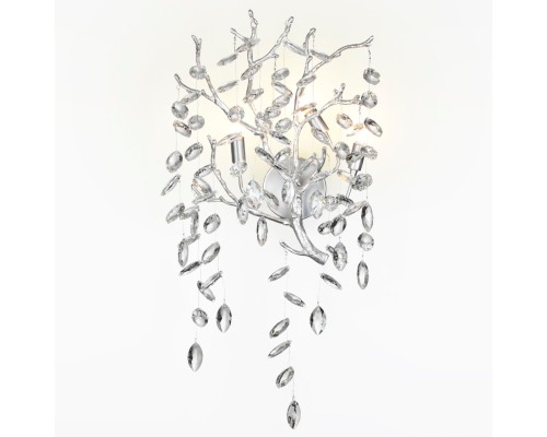 4970/3W HALL ODL24 523 матов.серебристый/алюмин./хрусталь Бра G9 3*40W DELICA