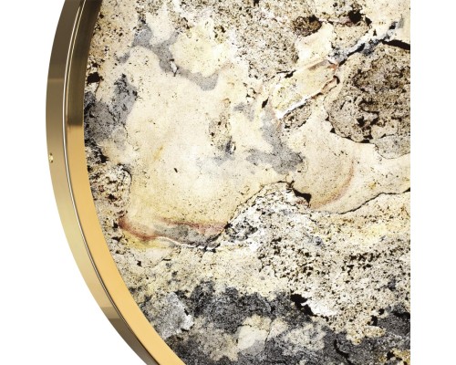 5079/40L L-VISION ODL24 зол./серо-бежевый/металл/натур.камень/акрил Настен.-потолочн. cветил.  с переключ.цветов.темпер. LED 40W 3000К/4000K/6000K BERGI