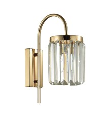 Бра хрустальное Odeon Light 4987/1W CLASSIC ODL22 449 золотой/хрусталь Бра E14 1*40W VASSA
