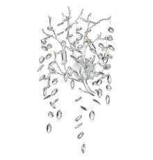 4970/3W HALL ODL24 523 матов.серебристый/алюмин./хрусталь Бра G9 3*40W DELICA