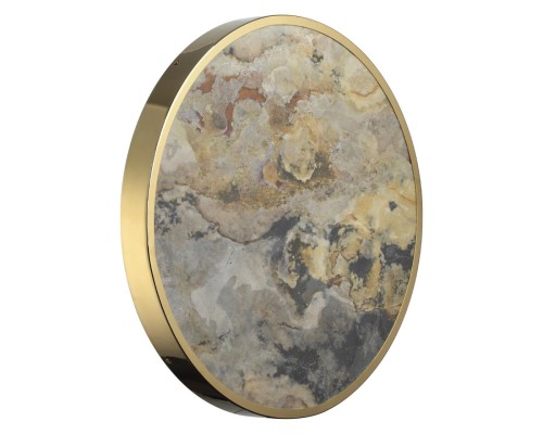 5079/50L L-VISION ODL24 зол./серо-бежевый/металл/натур.камень/акрил Настен.-потолочн. cветил.  с переключ.цветов.темпер. LED 50W 3000К/4000K/6000K BERGI