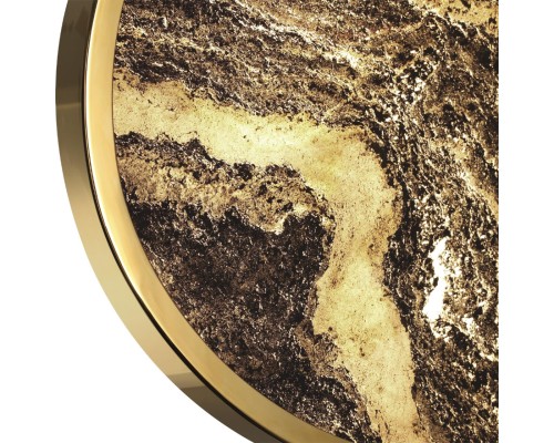 5079/30L L-VISION ODL24 зол/серо-бежевый/металл/натур.камень/акрил Настен.-потолочн. cветил. с переключ.цветов.темпер. LED 30W 3000К/4000K/6000K BERGI