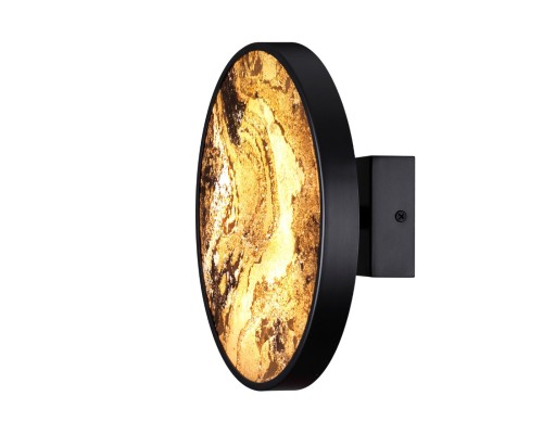 5064/15WL L-VISION ODL24 черн./серо-беж./металл/натур.камень/акрил Настенн.светильн. с переключ.цветов.темпер. LED 15W 3000К/4000K/6000K BERGI