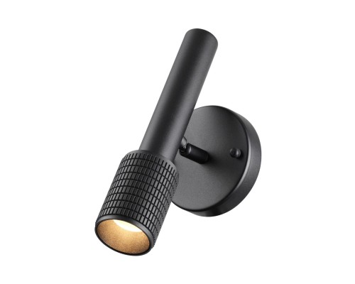 4238/1W HIGHTECH ODL21 169 черный/металл Настенный светильник  выкл на плафоне IP20 LED GU10 10W MEHARI