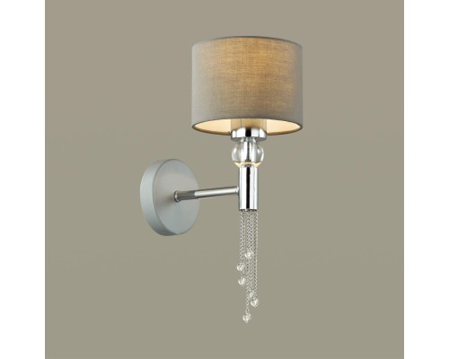 Бра Lumion 4515/1W хром, серый E27 60W 220V SANTIAGO