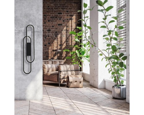 5610/37WL LEDIO LN23 019 черный Настенный светильник LED 37W 4000К 1679Лм 220V CLIPE