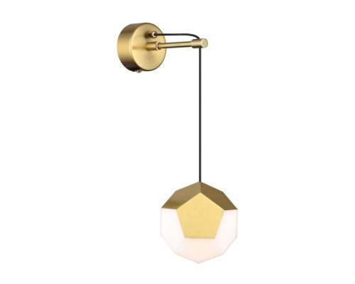 4305/7WL HIGHTECH ODL22 165 золото Настенный светильник LED 7W 420Лм IP20 BINGO