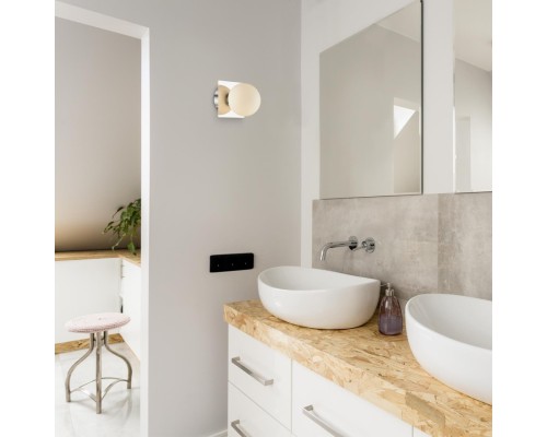 4566/1W VINTAGE LN22 247 хром, белый Бра G9 1*40W 220V ASTRID