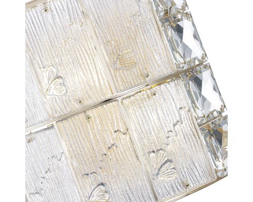 5070/2W HALL ODL24 499 золото/прозрачный/матовый/металл/хрусталь/стекло Бра E14 2*40W FIESTA