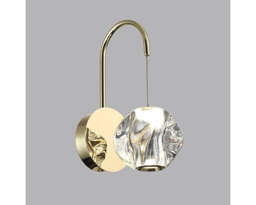 5085/5WL L-VISION  золото/прозрачный/металл/акрил Бра LED 5W 4000K 240lm JEMSTONE