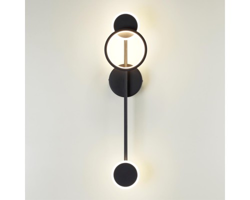 4322/16WL MIDCENT ODL22 123 металл/черный Настенный светильник IP20 LED 12W 555Лм 3000K DENZEL