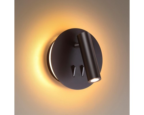 Накладной светодиодный светильник Odeon Light 3911/9WL Beam черный LED 9 Вт 3000K